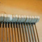 close up versleten hamerkoppen